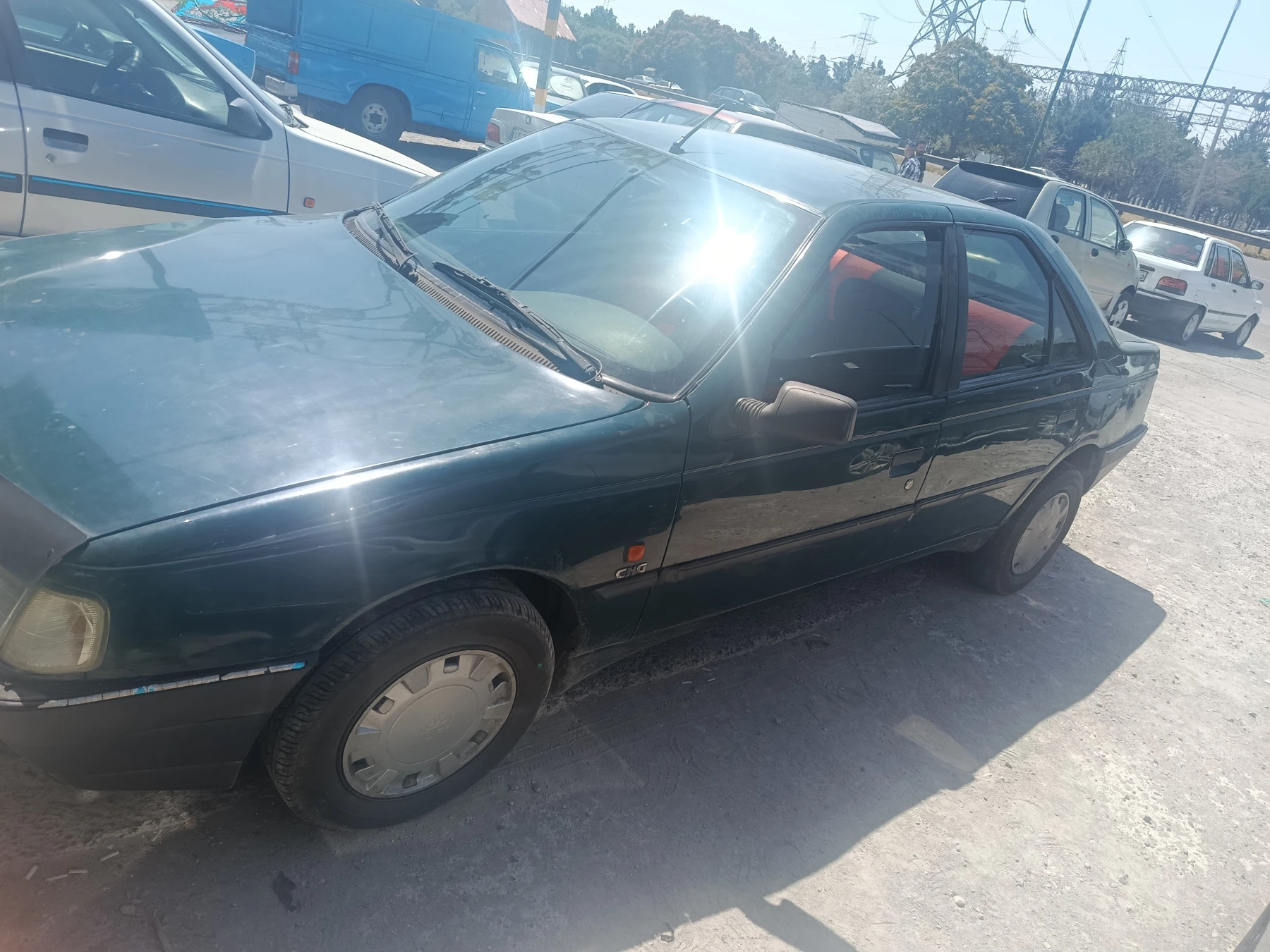 پژو روآ مدل 85 دور رنگ - سمت چپ
