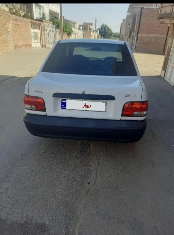 پراید 86 دوگانه کارخانه - عقب